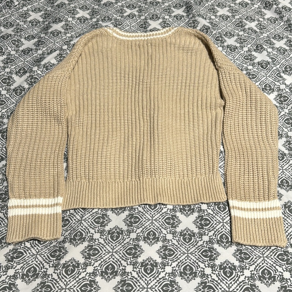 NWOT Abercrombie & Fitch NWOT Sweater Size XS, Color Light Brown - Picture 7 of 7
